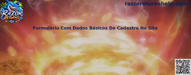 Guia do Formulário Com Dados Básicos De Cadastro No Site Razor Returns