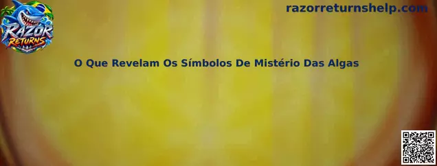O Que Revelam Os Símbolos De Mistério Das Algas