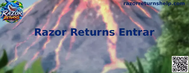 Interface de login do jogo Razor Returns